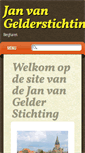 Mobile Screenshot of janvangelderstichting.nl