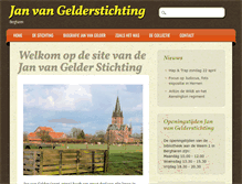 Tablet Screenshot of janvangelderstichting.nl